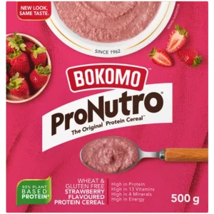 Bokomo ProNutro Strawberry Flavoured Protein Cereal 500g [past BB]