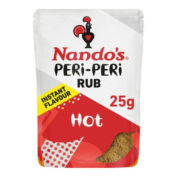 Springbok Spicy Nando's Peri Peri Rub Hot 25G - Springbok Spaza
