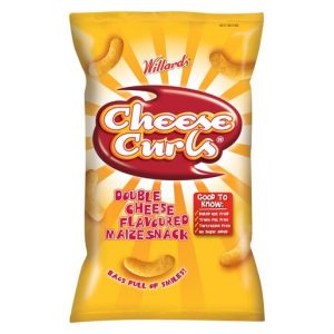 Willards Cheese Curls Double Cheese 14g