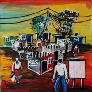 The advertising board