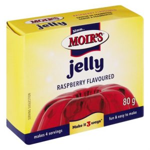Moir's Jelly Raspberry Flavoured 80g