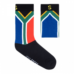 SA flag bamboo socks