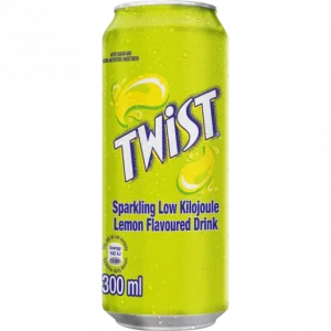 Twist Lemon Flavoured Soft Drink Cans 300ml