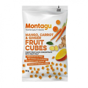 Montagu - Fruit Cubes - Mango, Carrot & Ginger 50g