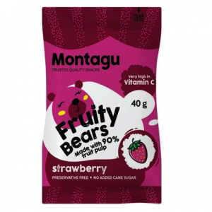 Montagu - Fruity Bears - Strawberry 40g