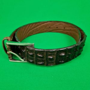 Crocodile Leather Belt - brown (size 91/36)