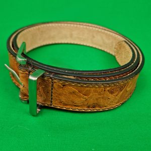 Leather Belt Big Five Embossed - natural (size 97/38)