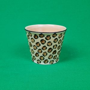 Kapula pottery: Leopard skin design