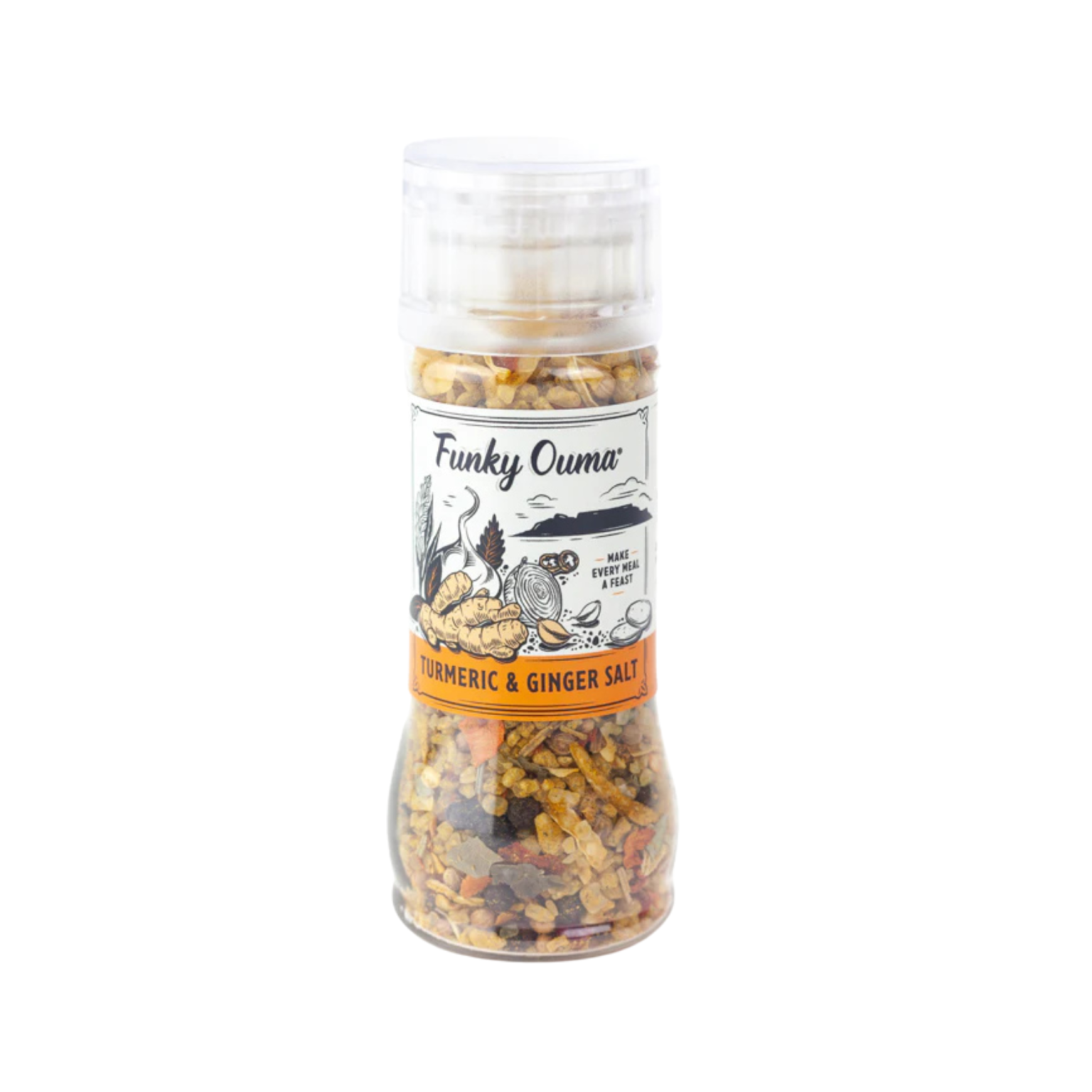 Funky Ouma’s Turmeric and Ginger Salt Grinder