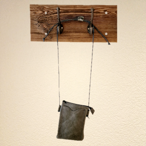 Leather Passport Pouch (grey)