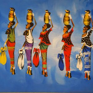 Happy Zulu Ladies (150×80 cm)