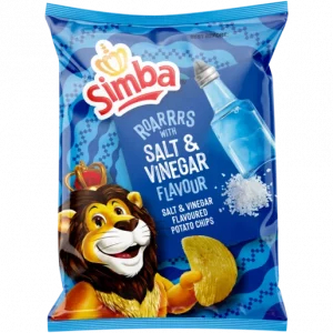 Simba Salt & Vinegar Potato Chips 120g
