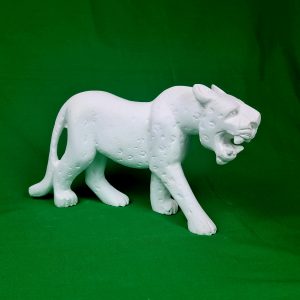 Wood carvings - Cheetah white