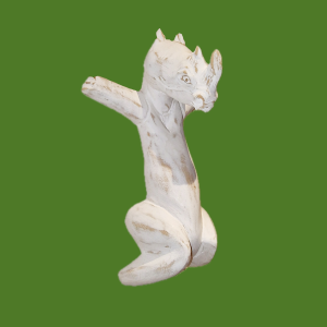 Wood carvings - Unicorn like jumping creature