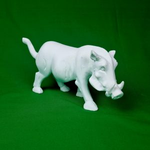 Wood carvings - Warthog white