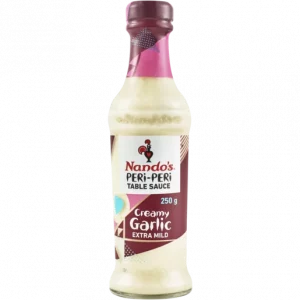 Nando's Peri Peri Sauce  Creamy Garlic Extra Mild 250g [past BB]