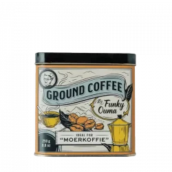Funky Ouma Moerkoffie Tin