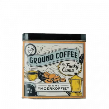 Funky Ouma Moerkoffie Tin