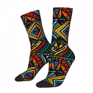 Socks - tribal retro pattern