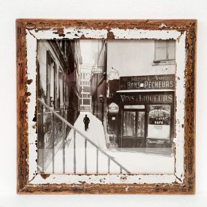 Reclaimed wood-frame