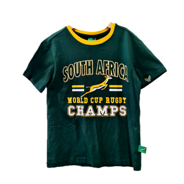 Springboks Rugby World Chmaps South Africa - World Cup Rugby Champs (Springbok Supporters T-shirts ...