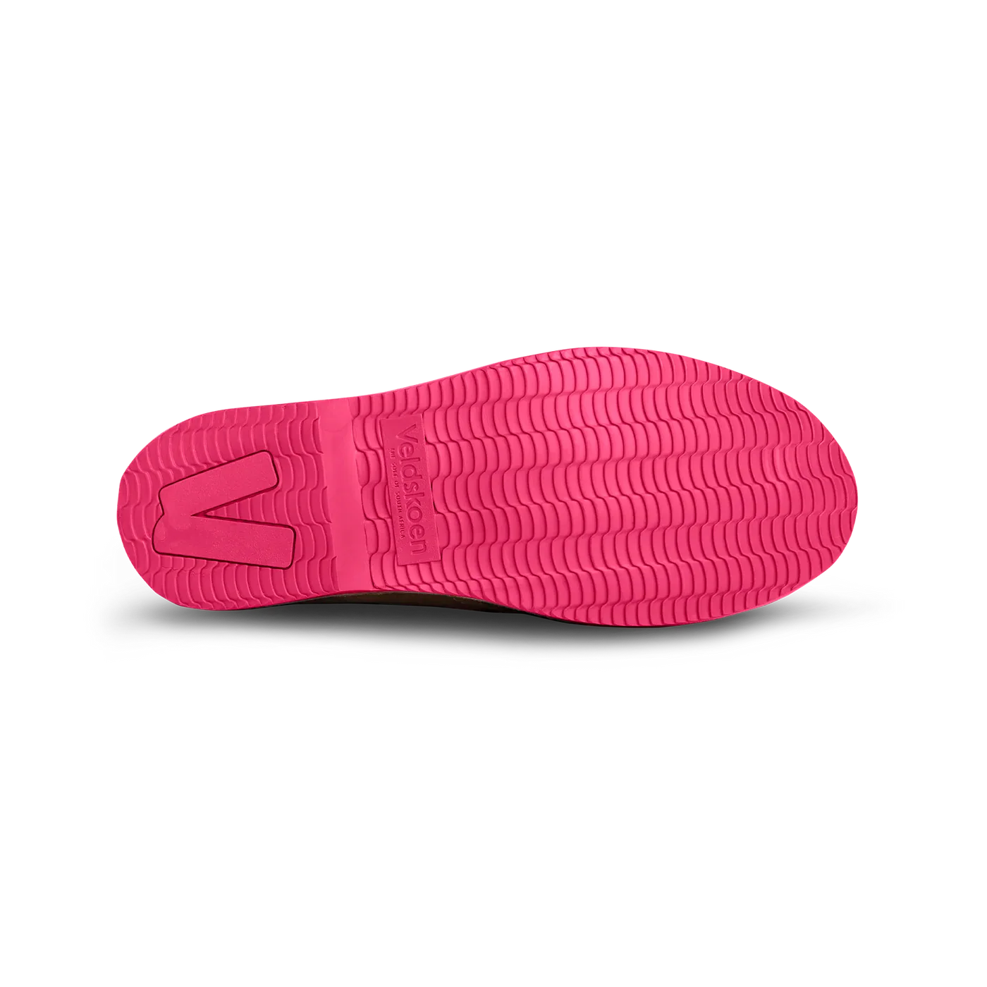 Veldskoen Heritage Hadeda Hot Pink sole