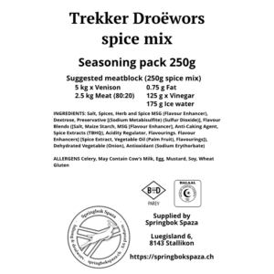 Trekker Droëwors spice mix 250g