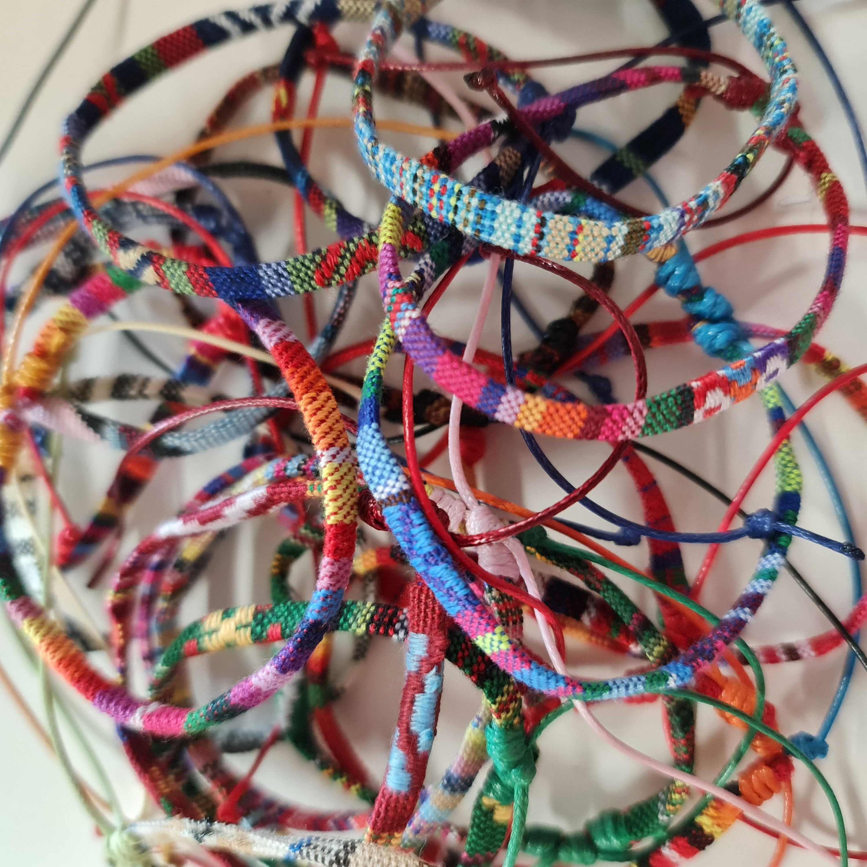 Braided bracelets 5mm wide