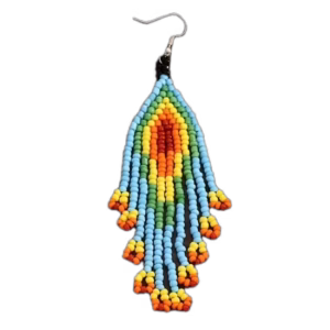 Hanging beads earrings (design 03)
